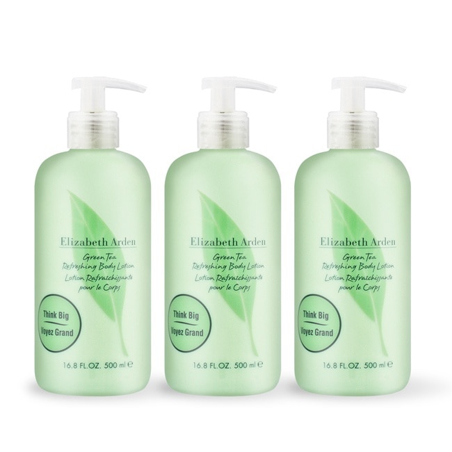 ARDEN 雅頓 綠茶身體乳(500ml)X3-國際航空版