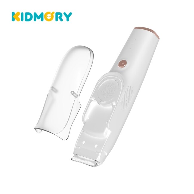 【KIDMORY】兒童智能理髮器(吸/剪合一)-典雅白