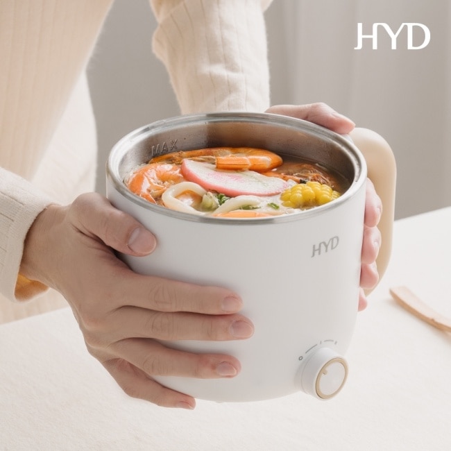 HYD 輕食尚料理快煮鍋(附蒸蛋架) D-522-白