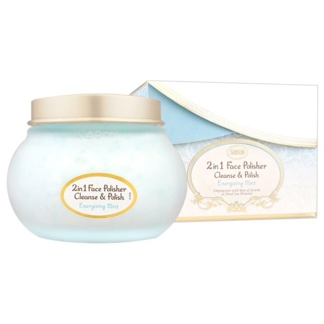 SABON 二合一臉部純淨磨砂膏-薄荷(200ml)_國際航空版