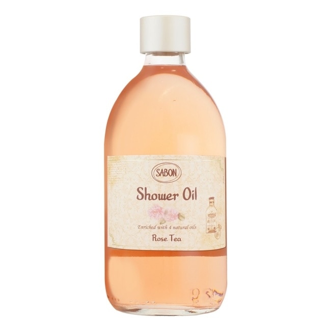 SABON 玫瑰茶語沐浴油(500ml) 附壓頭_國際航空版