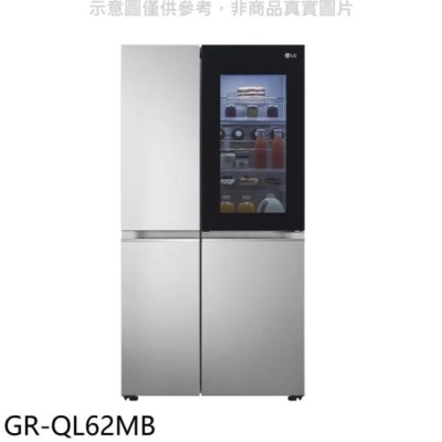 LG LG樂金【GR-QL62MB】653公升敲敲看門中門對開冰箱