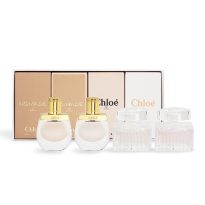 Chloe  克羅埃 - Chloe 四入經典香水禮盒[同名+沁漾+芳心淡香精+芳心淡香水]5mlX4新版-國際航空版