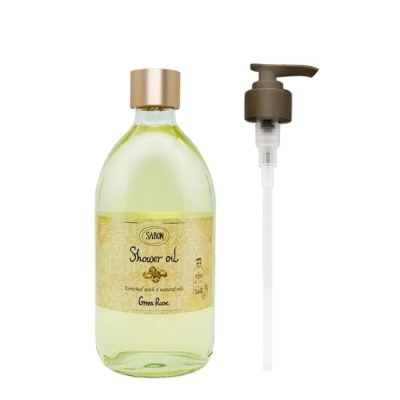 SABON SABON 以色列綠玫瑰沐浴油 500ml (附壓頭)