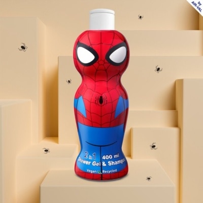 MARVEL SPIDERMAN 蜘蛛人2合1沐浴洗髮精 400ml(萌Q收藏版)