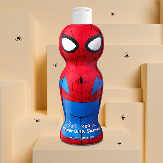 SPIDERMAN 蜘蛛人2合1沐浴洗髮精 400ml(萌Q收藏版)