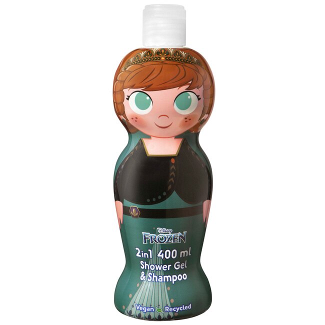 Disney Frozen Anna 安娜2合1沐浴洗髮精 400ml(萌Q收藏版)