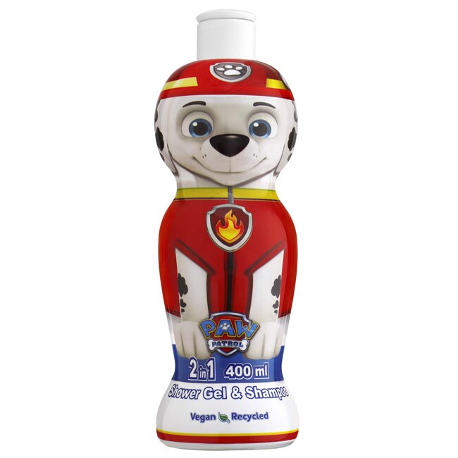 Paw Patrol 汪汪隊消防員毛毛2合1沐浴洗髮精 400ml(萌Q收藏版)