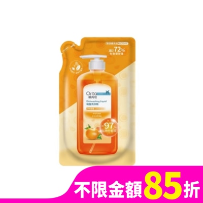 ORITA 歐芮坦碗盤洗潔精洗碗精補充包(淨味柑橘) 800ml