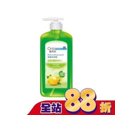 Orita歐芮坦 - 歐芮坦碗盤洗潔精(清新檸檬) 1000ml