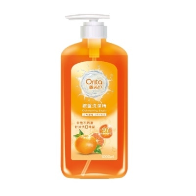 Orita歐芮坦 - 歐芮坦碗盤洗潔精洗碗精淨味柑橘1000ML