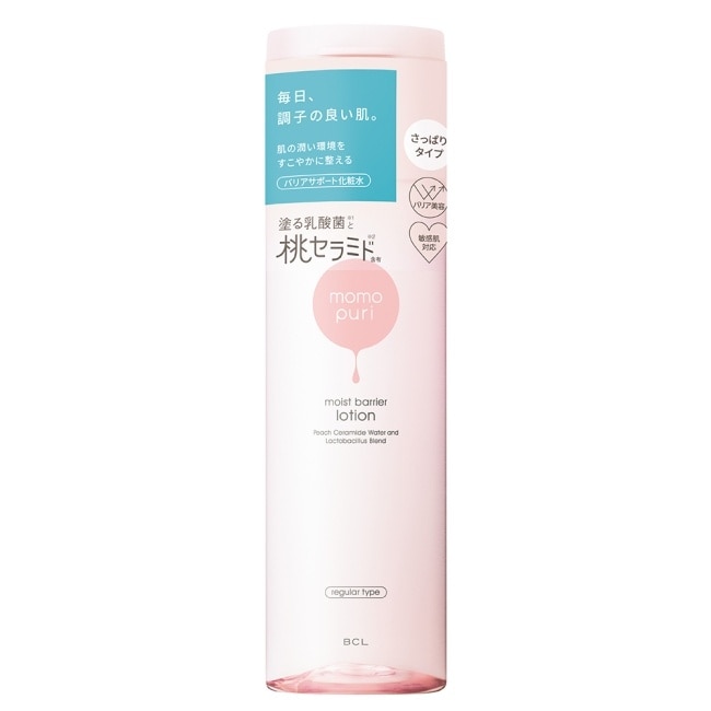 BCL momopuri 彈潤蜜桃保濕修護化妝水-清爽 200ml