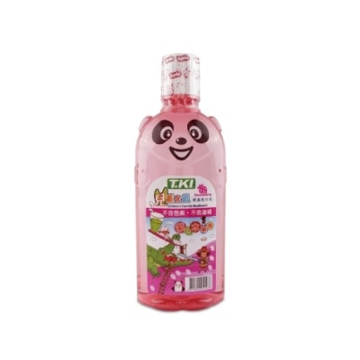 白人 T.KI兒童含氟漱口水420ml(草莓)