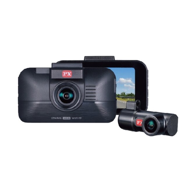 PX大通雙鏡HDR星光級WiFi高畫質行車記錄器(GPS三合一測速) HR8 PRO