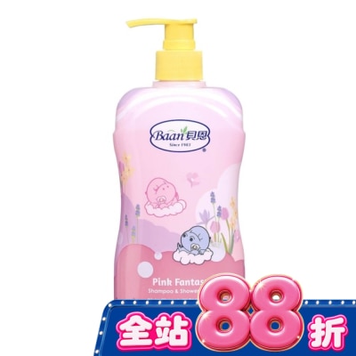Baan貝恩 - 貝恩粉紅夢幻洗潤髮沐浴乳400ml image