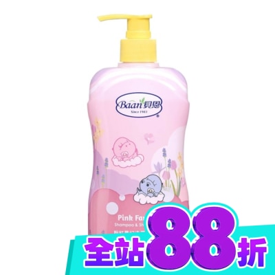Baan貝恩 貝恩粉紅夢幻洗潤髮沐浴乳400ml image