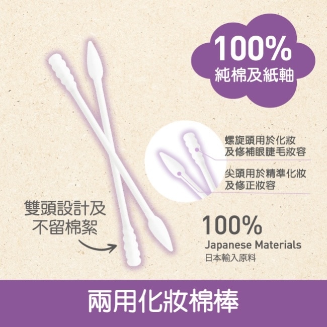 屈臣氏兩用化妝棉棒200支 image