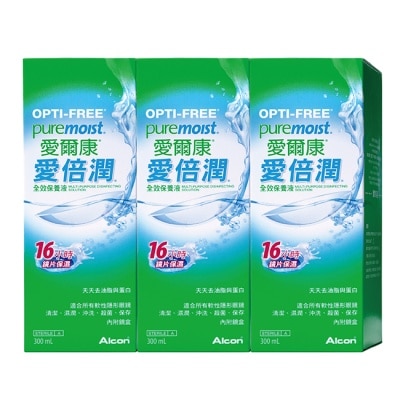 ALCON 愛爾康 愛爾康愛倍潤全效保養液300ML*3