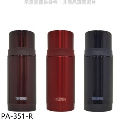 THERMOS 膳魔師【PA-351-R】350cc不鏽鋼真空FFM-350同款保溫瓶R紅色