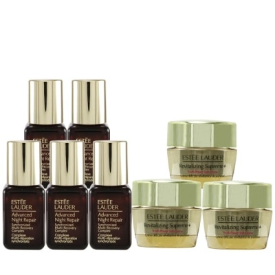 ESTEE LAUDER 雅詩蘭黛 雅詩蘭黛 特潤超導全方位修護露7mlx5+年輕無敵膠原霜15mlX3