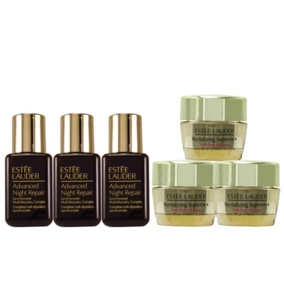 ESTEE LAUDER 雅詩蘭黛 特潤超導全方位修護露15mlx3 + 年輕無敵膠原霜 15mlX3