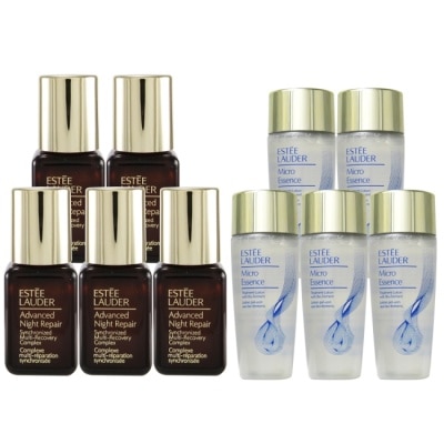 ESTEE LAUDER 雅詩蘭黛 雅詩蘭黛 特潤超導全方位修護露7mlX5 + 微分子肌底原生露30mlX5