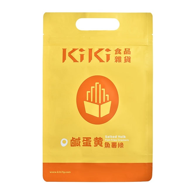 【KIKI食品雜貨】鹹蛋黃魚薯條(80g/袋)5袋