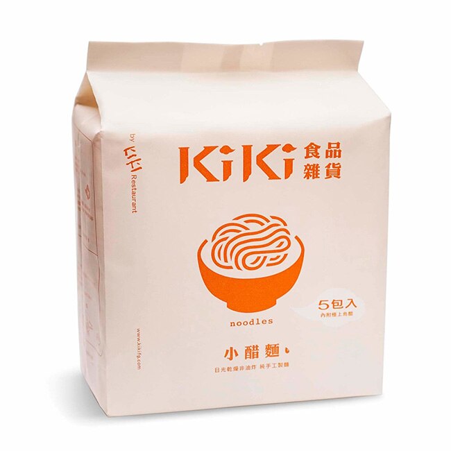 【KiKi食品雜貨】舒淇最愛KiKi小醋拌麵 5包x10袋/箱-箱購