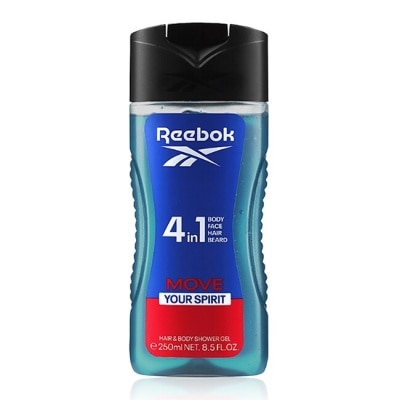 Reebok REEBOK 清新活力男性4合1全能洗髮沐浴膠 250ml