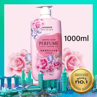 Watsons 屈臣氏 屈臣氏胺基酸香水沐浴露(粉漾花香)1000ml