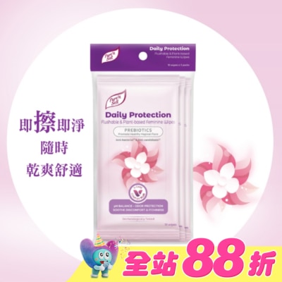 Pure n soft - Pure’n Soft日常護理私密潔膚巾10片3包入