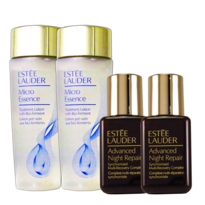 ESTEE LAUDER 雅詩蘭黛 微分子肌底原生露50mlx2 + 特潤超導全方位修護露15mlx2