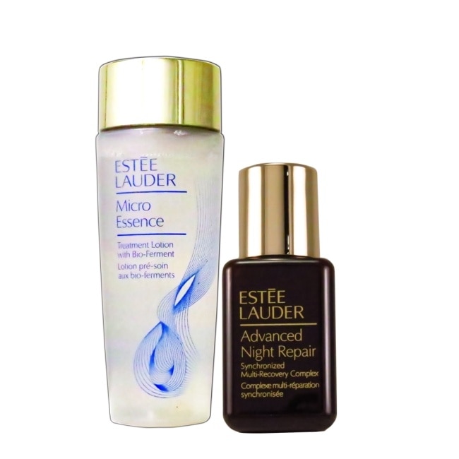 ESTEE LAUDER 雅詩蘭黛 雅詩蘭黛 微分子肌底原生露50ml+特潤超導全方位修護露15ml