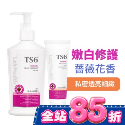 TS6 - TS6護一生果萃香氛嫩白組(果萃沐浴晶露250g+美白香氛霜120g) image