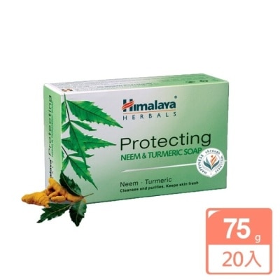 HIMALAYA Himalaya 喜馬拉雅 溫和0負擔 苦楝薑黃香皂75g X 20入