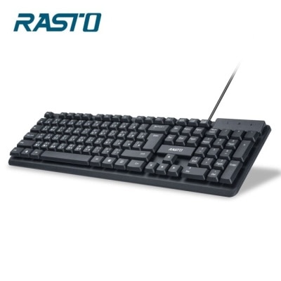 E-BOOKS RASTO RZ2 薄膜式USB標準有線鍵盤
