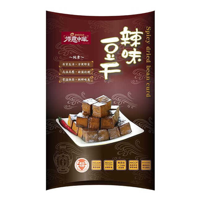 【得意中華】辣味豆干(300g/盒)x3盒