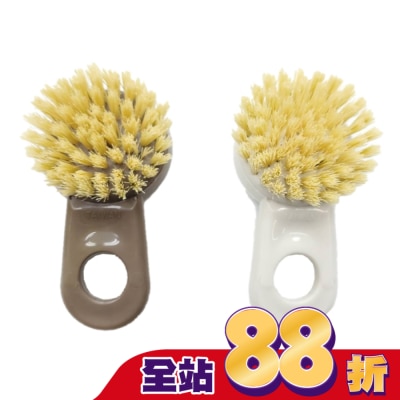 KEYTOSS CK7620 植物纖維-短柄油切清潔刷 (鍋具.爐具.砧板)