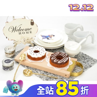 KEYTOSS CK777-6 烘焙幸福生活-耐用.洗淨力雙效清潔海綿/甜甜圈