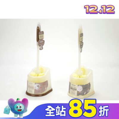 KEYTOSS CK9922 彈力纖維- 360°兩用止滑消音廁刷組