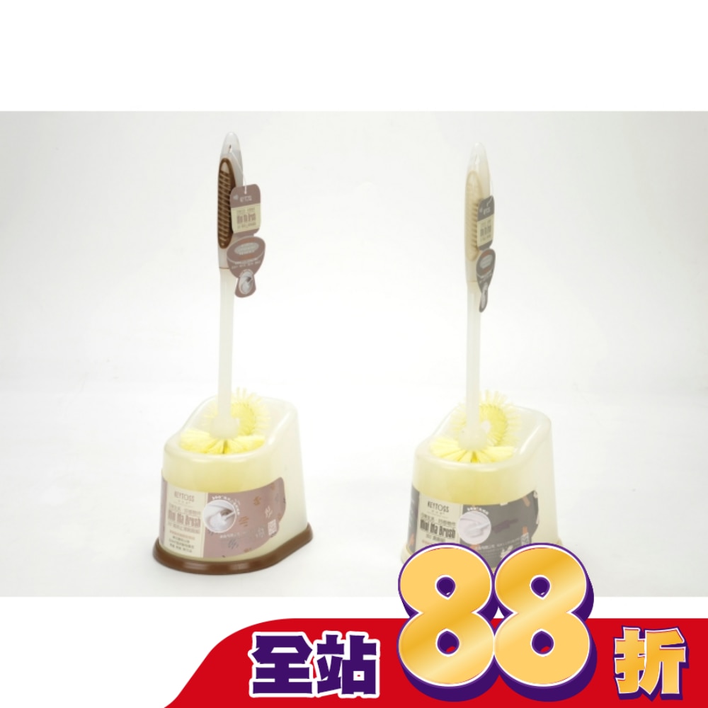 CK9922 彈力纖維- 360°兩用止滑消音廁刷組