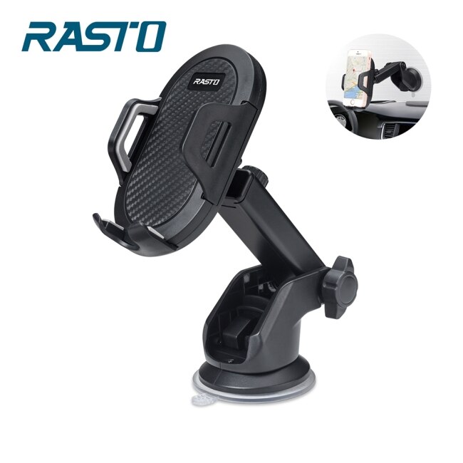 E-BOOKS RASTO RN2 車用吸盤+出風口二合一手機支架