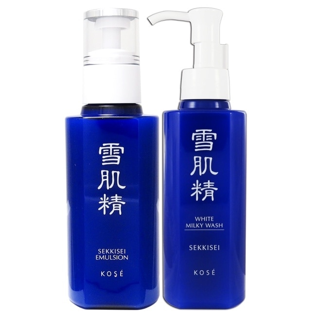 KOSE 高絲 KOSE高絲 雪肌精乳液140ml+雪肌精靚白洗顏乳140ml