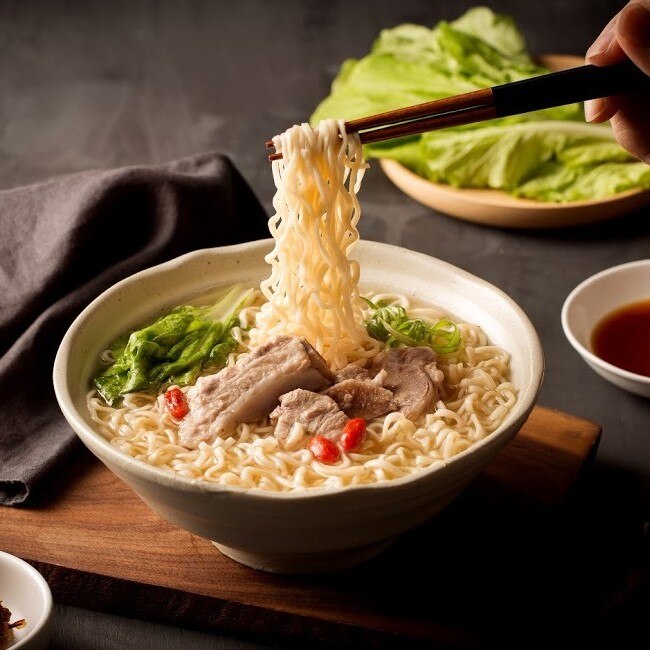 台酒麵攤-酒燉排骨風味湯麵(30包入/箱)-箱購-箱購