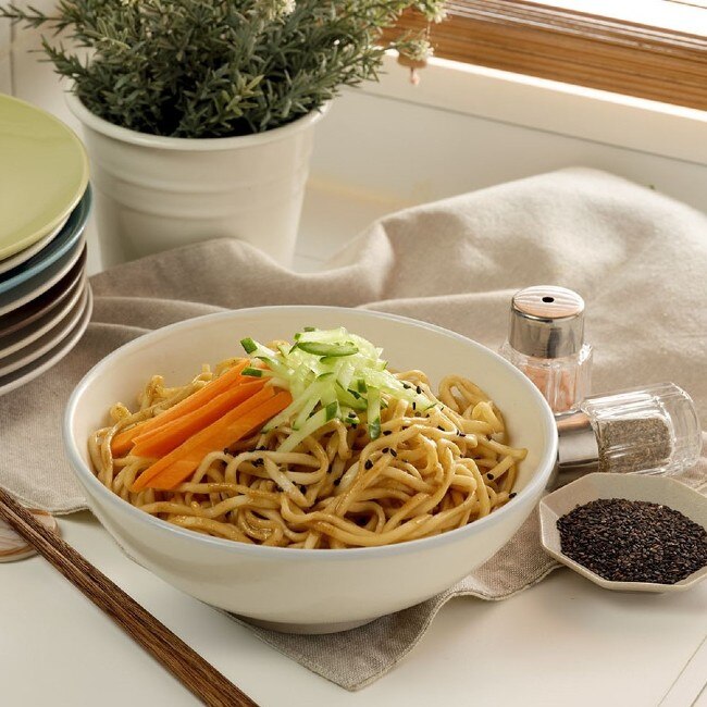 台酒漫煮食光-鹽麴芝麻拌麵 全素 (24包/箱)-箱購-箱購