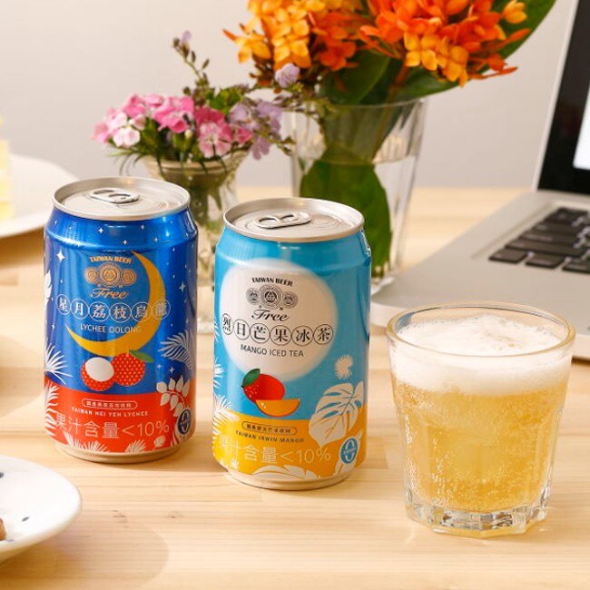 金牌FREE啤酒風味飲料(6入*4組)-烈日芒果冰茶-箱購-箱購