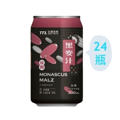 TTL 台酒紅麴黑麥汁(全素)(24入/箱)-箱購