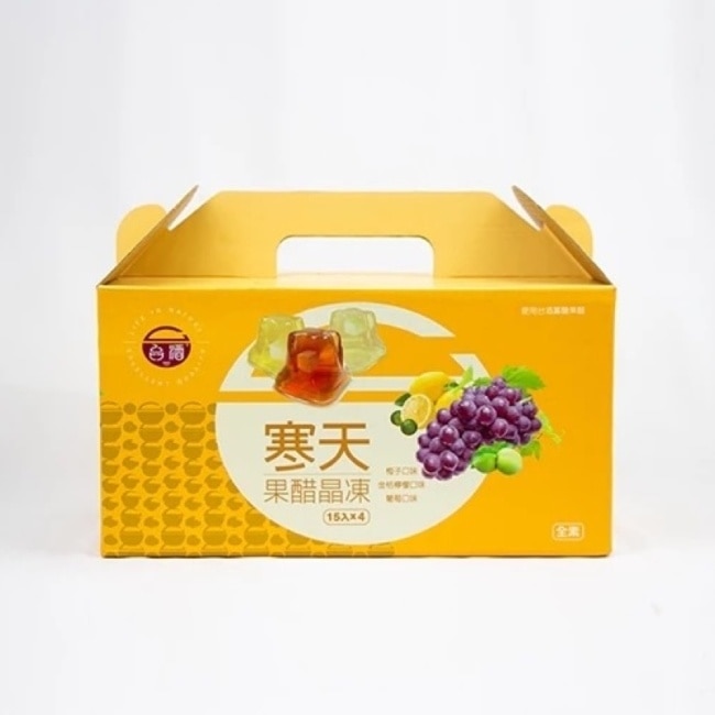 台酒寒天果醋晶凍禮盒X2箱