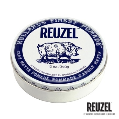 REUZEL REUZEL 白豬強力黏土級水性髮泥 340g