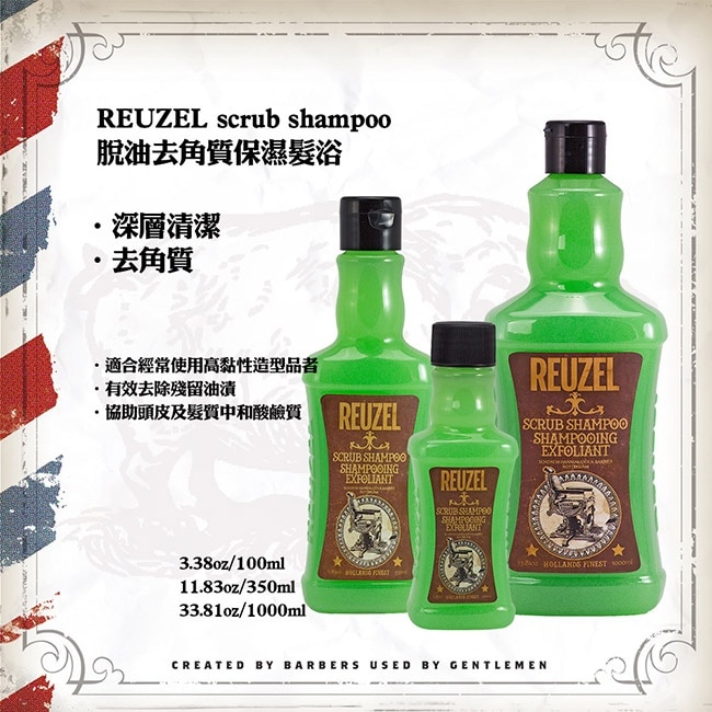 REUZEL 脫油去角質保濕髮浴 100ml